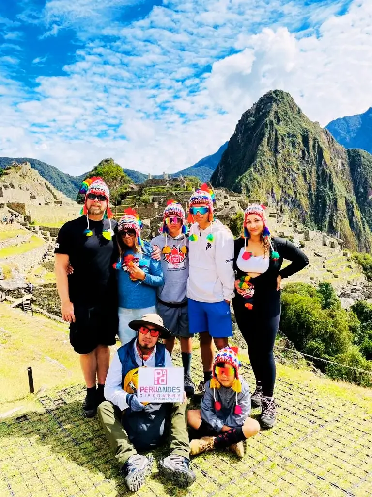 Machu Picchu in family