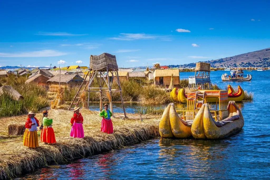 Floating Islands of the Uros in Lake Titicaca