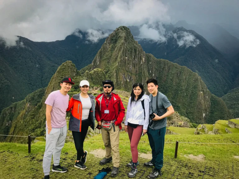 arrived to machu picchu
