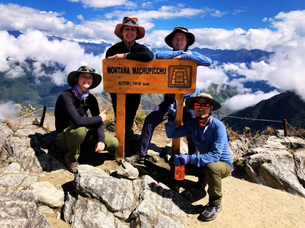 trekking to machu picchu